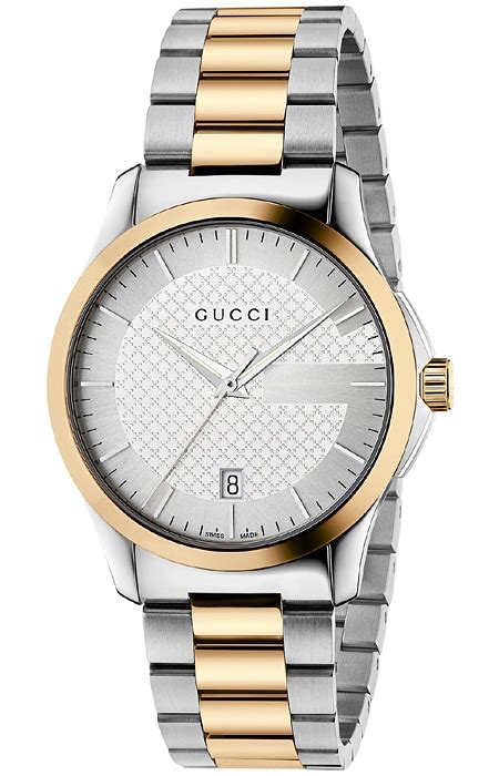 gucci timeless two tone watch men|Gucci g timeless men's.